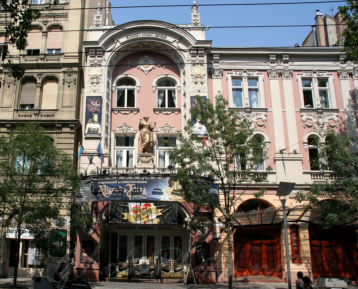 Budapesti Operett Sznhz, Nagymez utca - Operett Theatre in Budapest